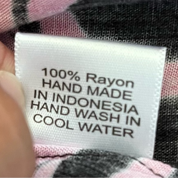 Missing Polynesia Girls Size Large Floral Tribal Print Dress - Picture 8 of 8